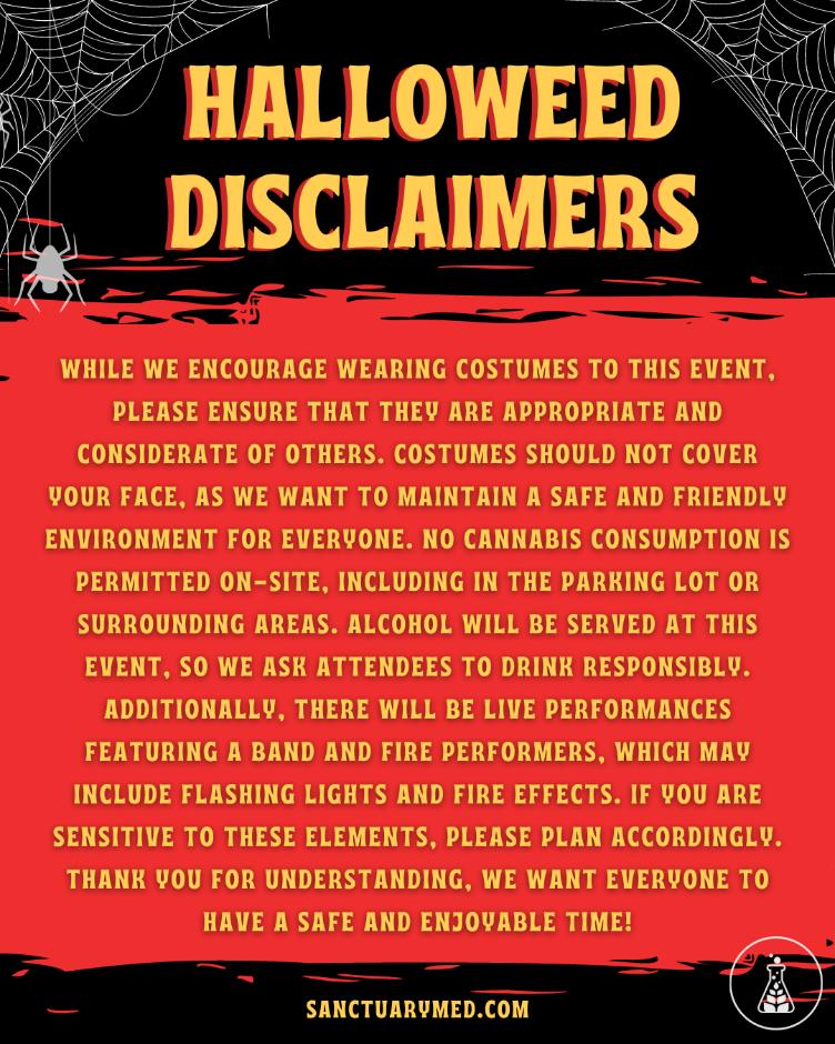 2024 halloweed disclaimer